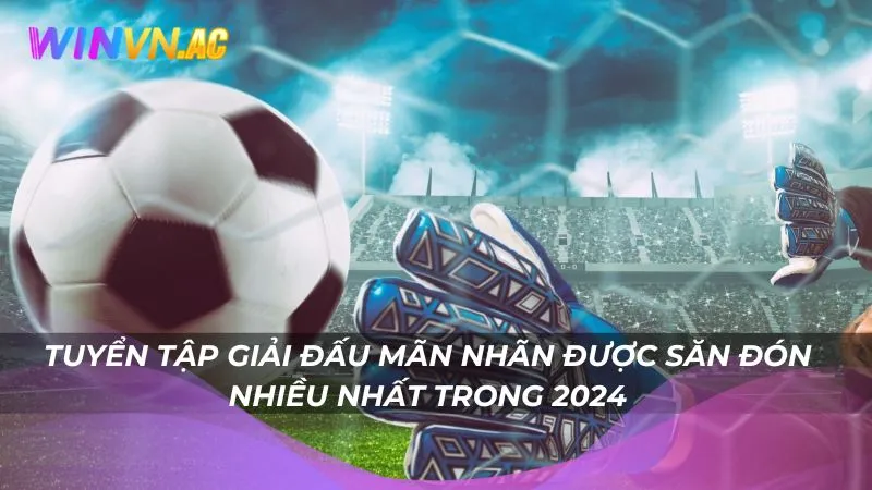 Tuyển tập giải đấu mãn nhãn được săn đón nhiều nhất trong 2024